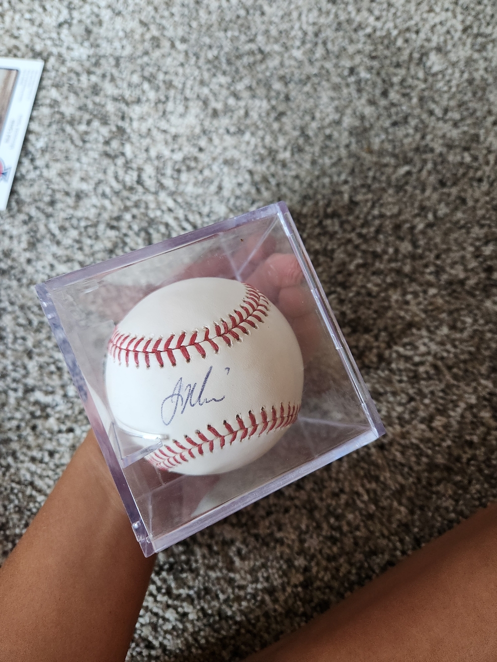 Autographed Joe Mauer Baseball